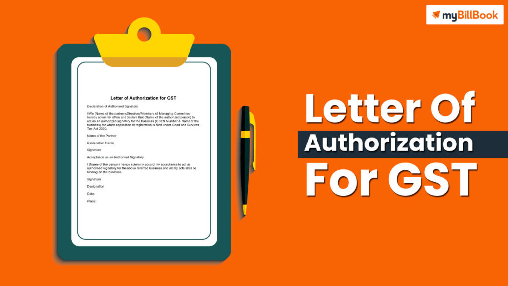 letter of authorization for gst